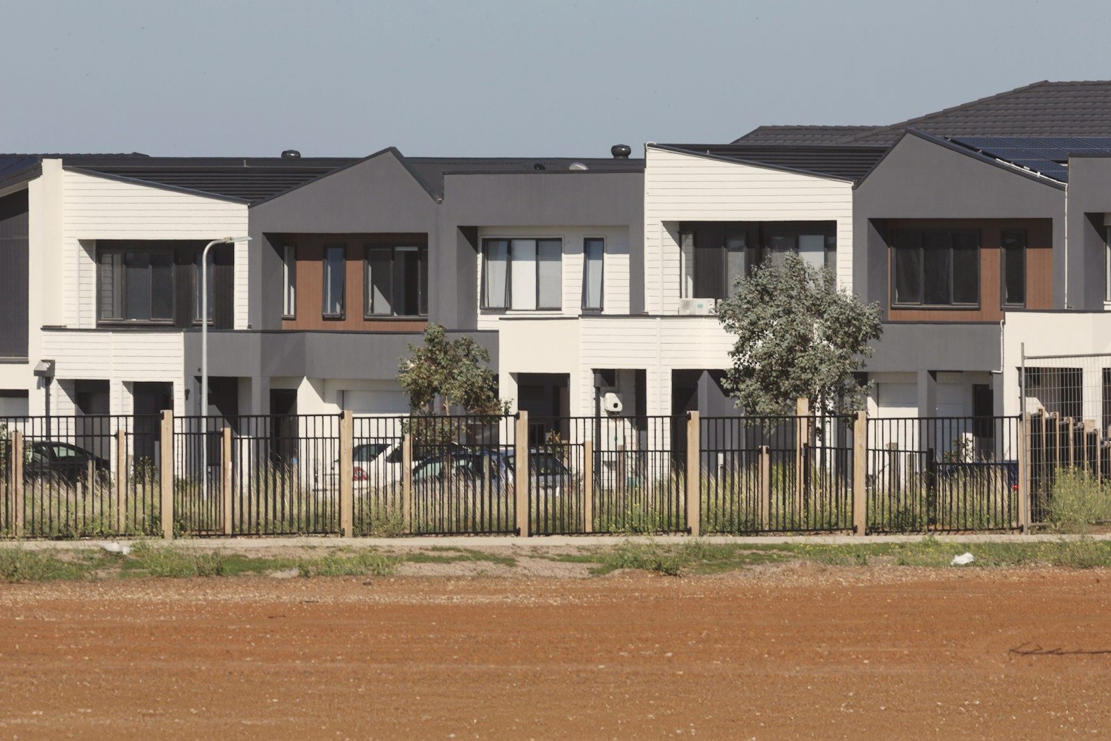 Brick townhouses in Sydney